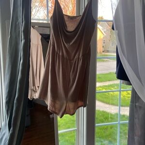 Bought from boutique very cute but is see thru on the top a little bit